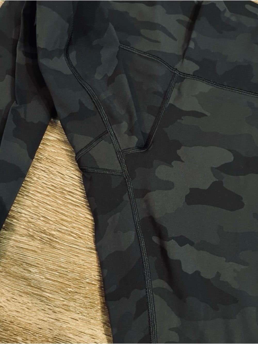 Lululemon Wunder Under High-Rise Crop 23" in Heritage 365 Camo Deep Coal Multi 8 - Picture 6 of 7